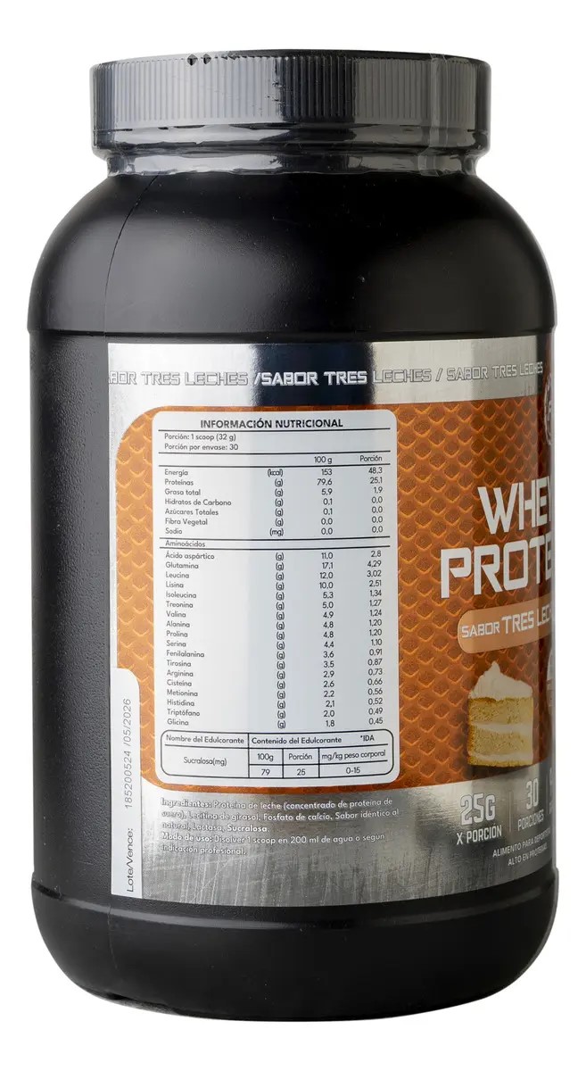 WHEY PROTEIN TRES LECHES 947GRS 30 SERVICIOS - Imagen 2