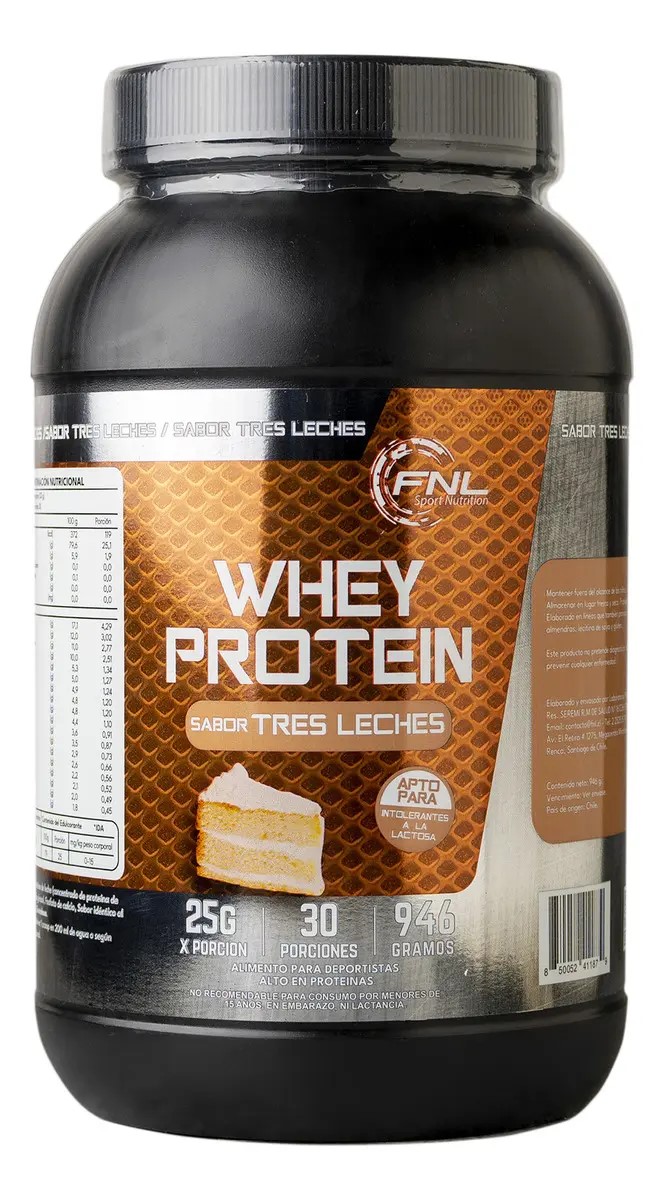 WHEY PROTEIN TRES LECHES 947GRS 30 SERVICIOS